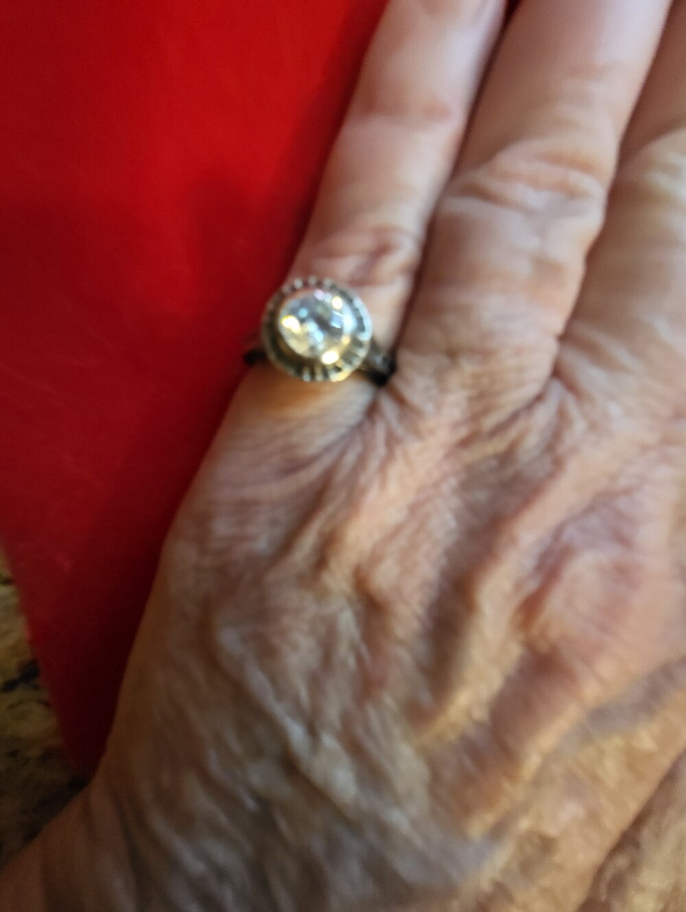 FINAL PRICE Silpada Sterling Size 6 Clear Stone Halo Ring - Women's  Jewelry - Picture 4 of 10